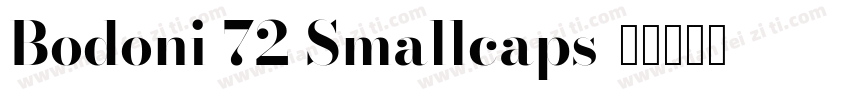 Bodoni 72 Smallcaps字体转换